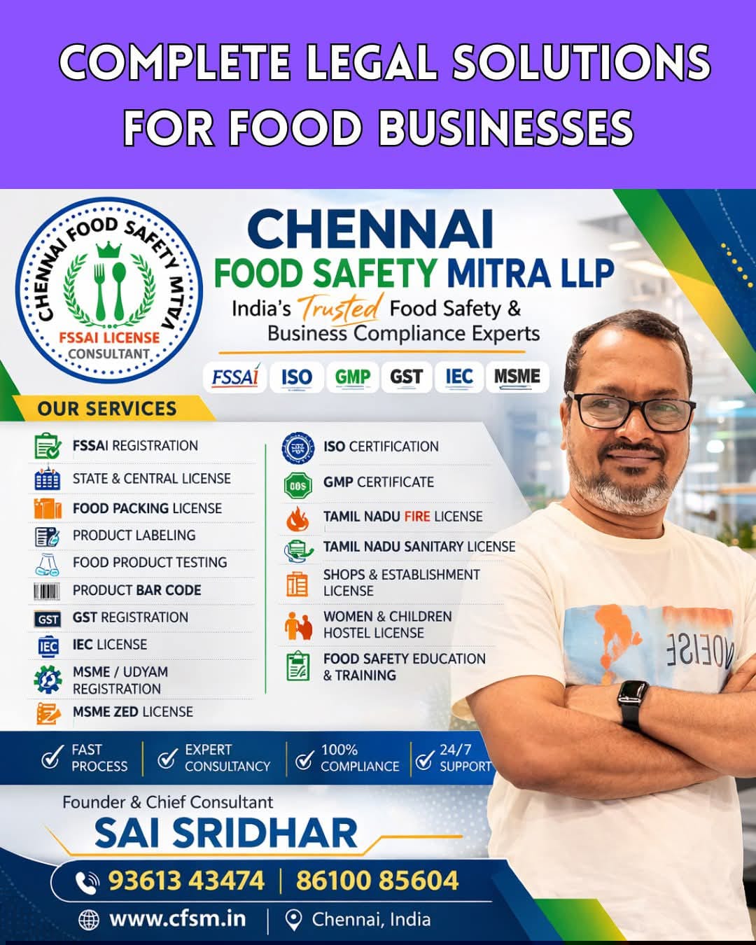 Complete legal solutions for food businesses